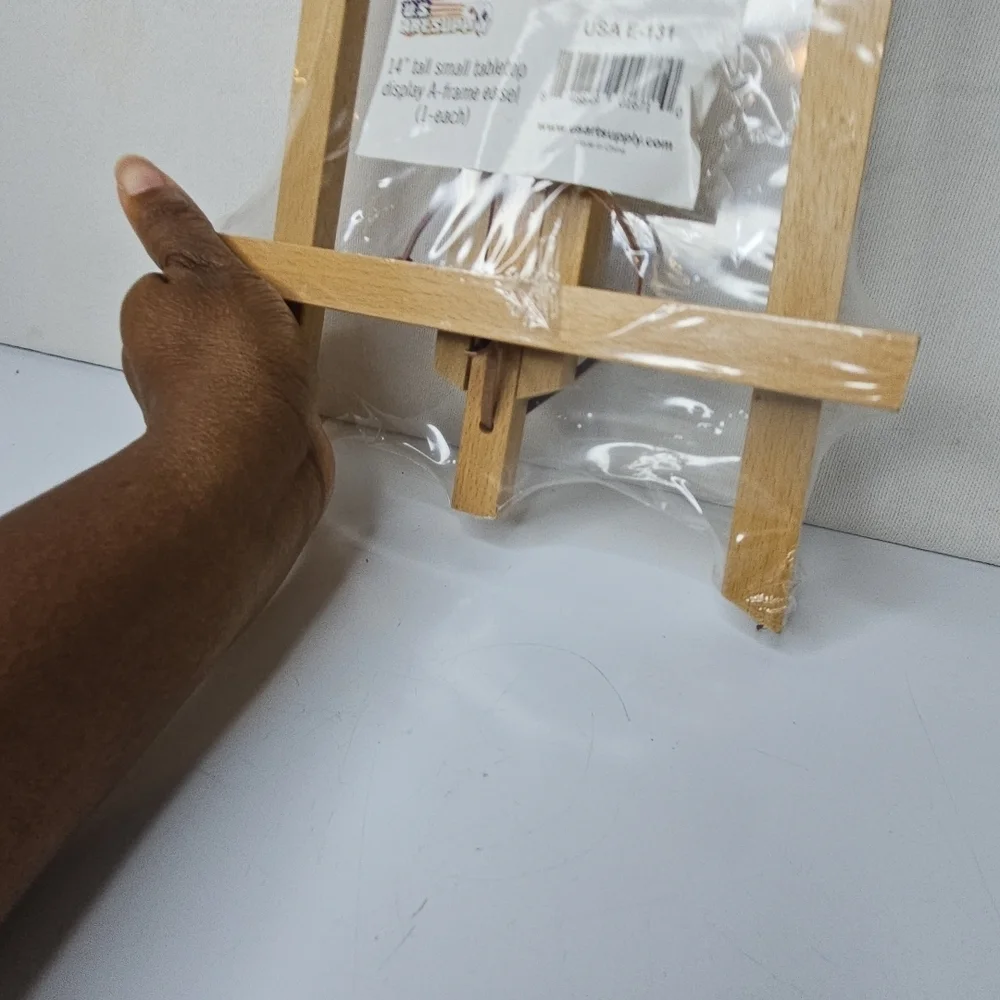 Tabletop Display A frame Easel 14 Inch  Wooden Easel Party Event Arts  Essential
